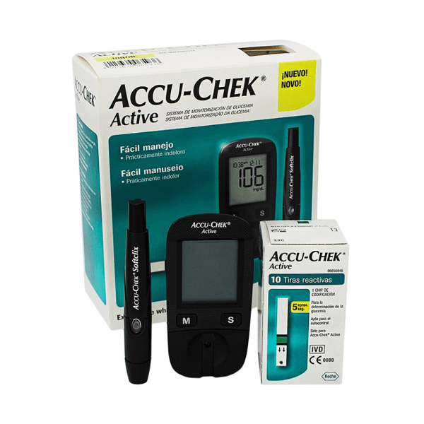 Glucómetro Accu-Check Active AEON - Equipo Médico Consultoría Glucómetro Accu-Check Active AEON - Equipo Médico Consultoría